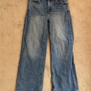Quince Women's Straight-Leg Jeans in Medium Blue Wash